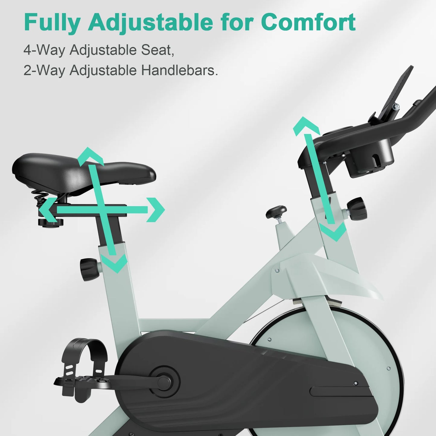 Superun 32-Level Magnetic Resistance Exercise Bike for Home