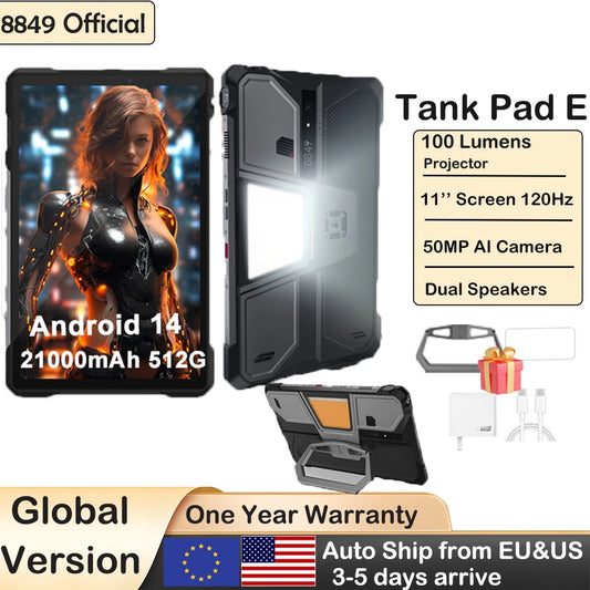 8849 Tank Pad E Rugged Android Smartphone Tablet