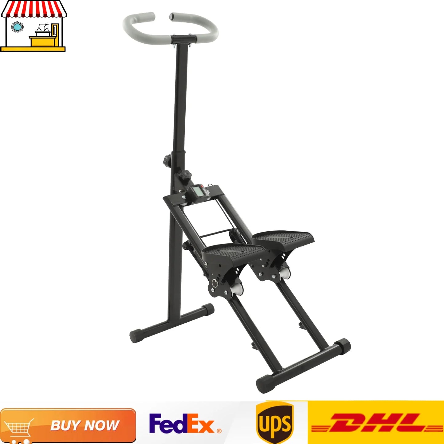 Folding Stair Stepper for Home Gym Full Body Cardio Workout