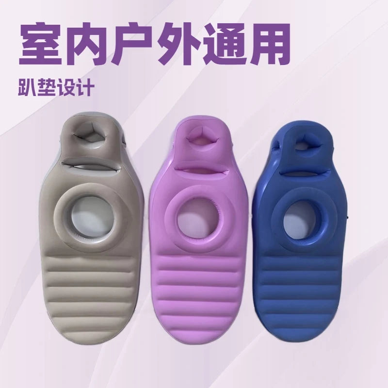 Inflatable Maternity Pillow With Belly Button Hole For Pregnant Women