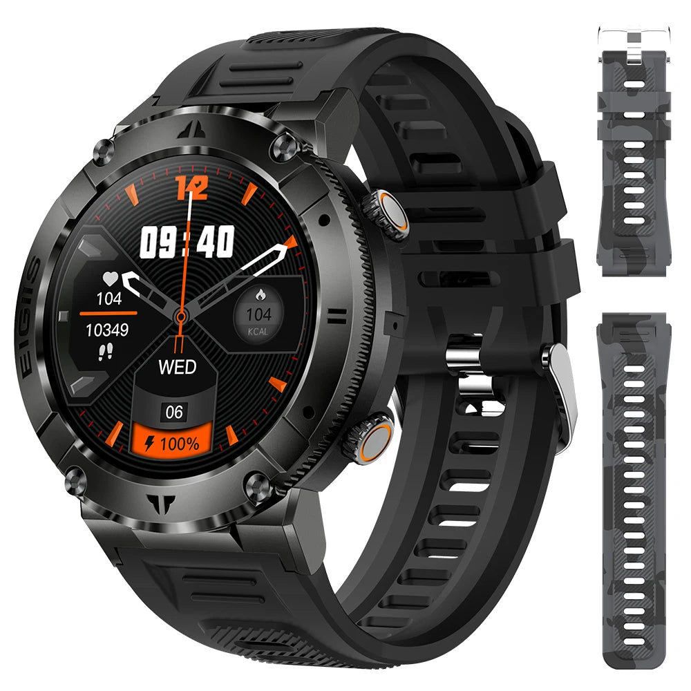 LaNikar Smart Watch Men TFT Display Bluetooth Call Blood Pressure
