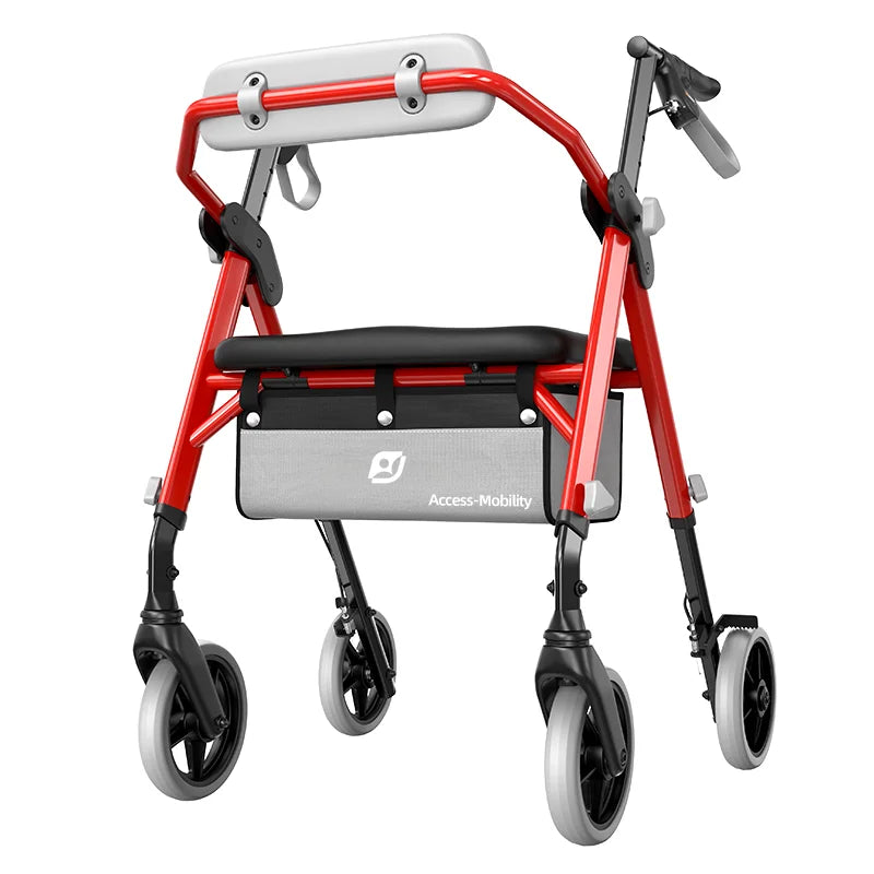 MAIDESITE Rollator Walker With Ergo Seat And Backrest