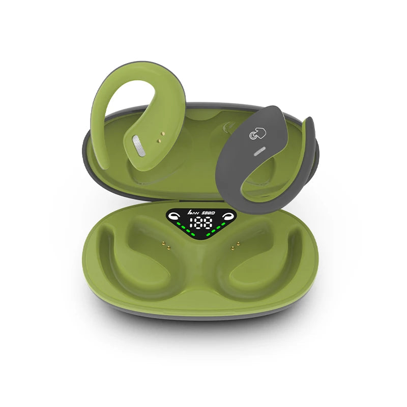 SHUKE Bone Conduction Bluetooth Earbuds With Microphone