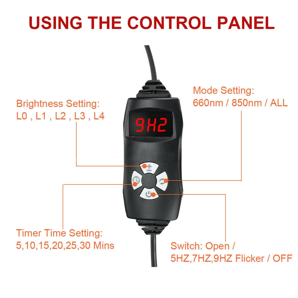 NONE Infrared LED Light Therapy Device For Face And Body