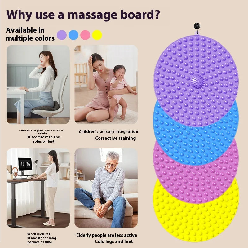 Acupressure Foot Massage Mat for Home Yoga Fitness