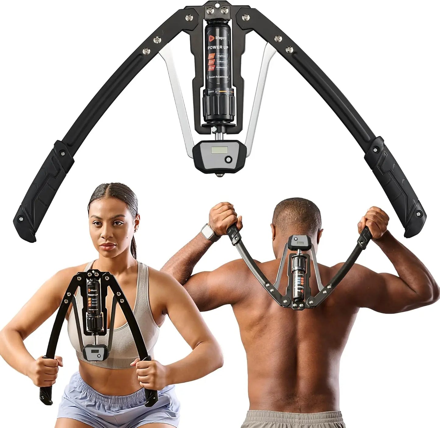 Hydraulic Power Chest Expander and Arm Twister Trainer