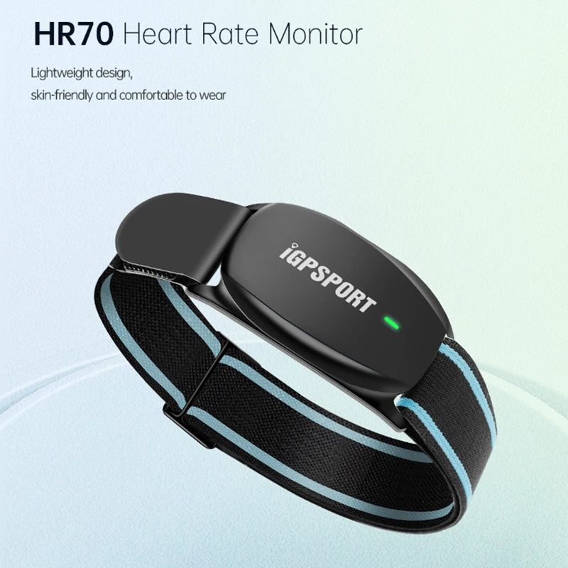 IGPSPORT HR 70 HR70 Heart Rate Monitor Cycling Support ANT+  for Garmin Bryton iGPSPORT XOSS