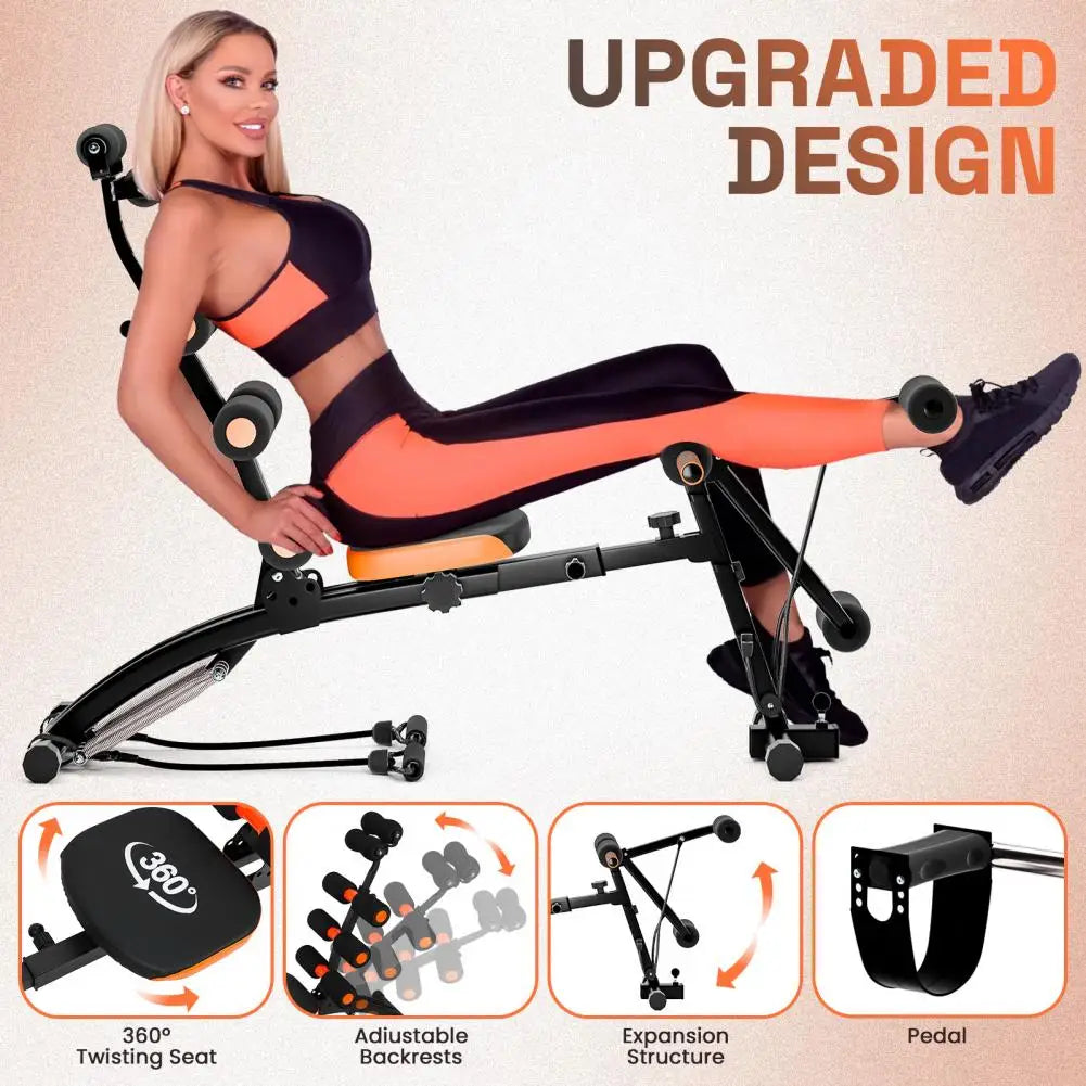Ab Workout Bench for Home Gym Multi-Functional Adjustable Crunch Machine