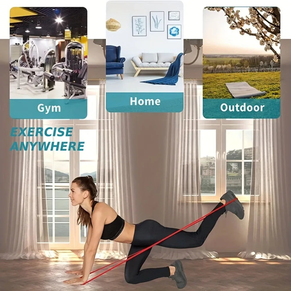 NONECN Yoga Resistance Bands for Yoga and Strength Training