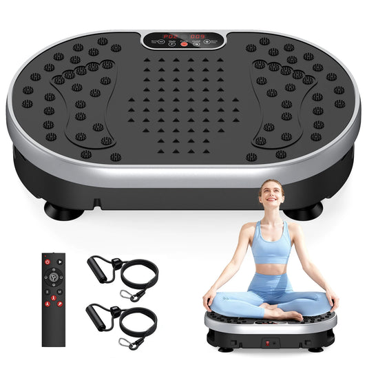 HTMM Vibration Plate Machine with 120 Speeds and 9 Presets
