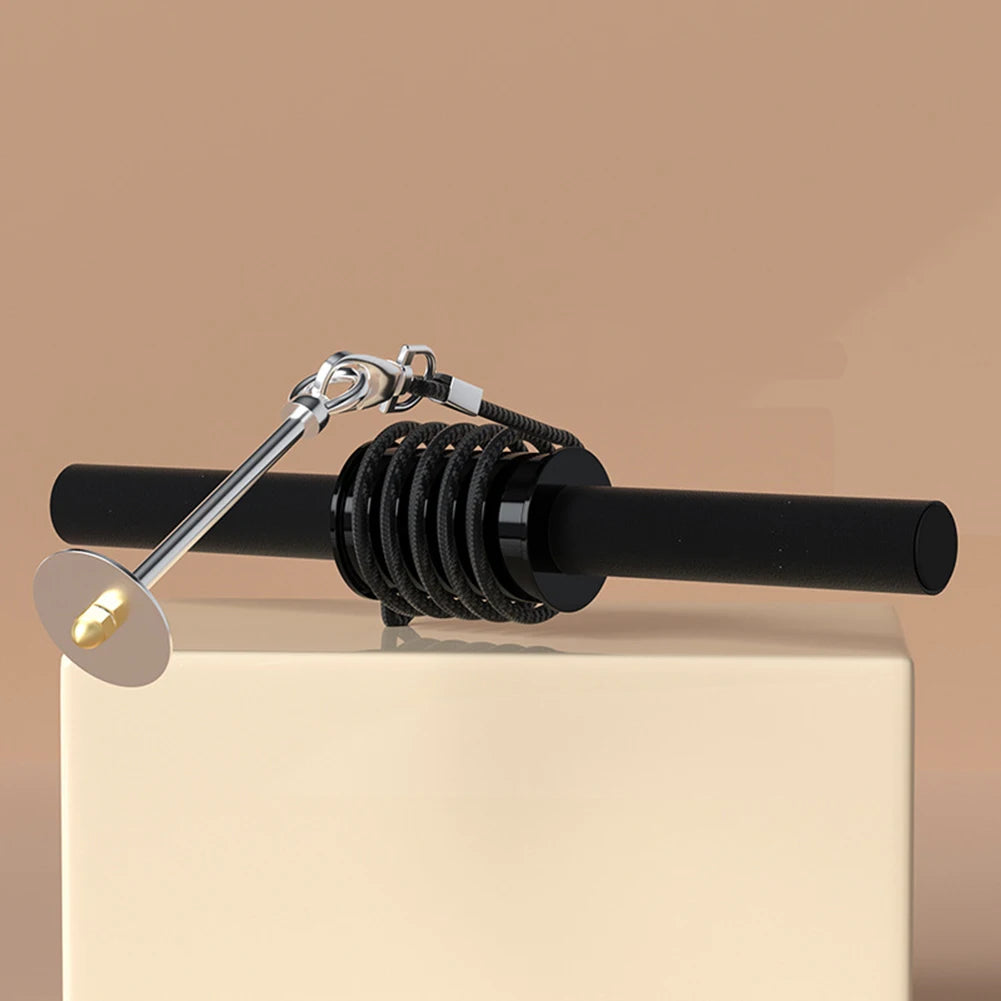 Wrist And Forearm Roller Exerciser With Thickened Sponge Grip