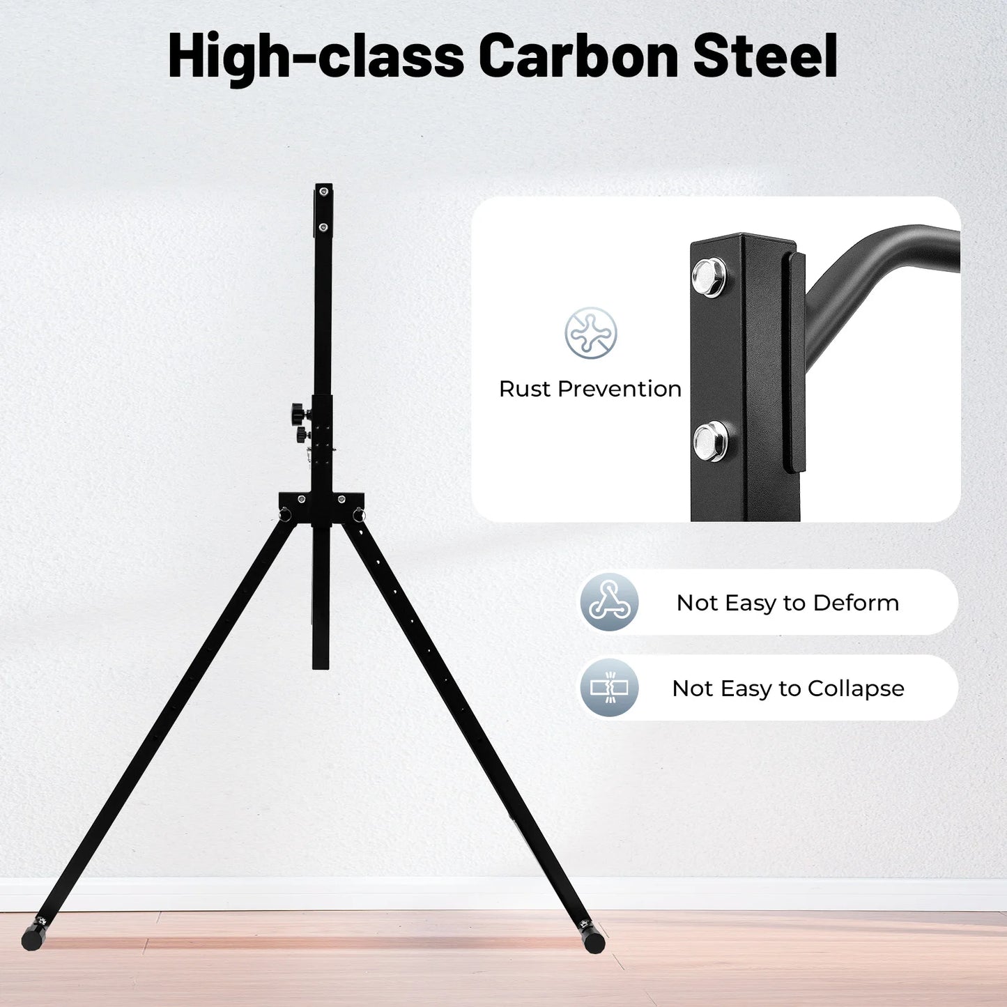 Adjustable Height Pull Up Bar For Home Gym Freestanding Triangular Station
