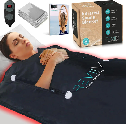 Portable Far Infrared Sauna Blanket With Zipper Arm Holes
