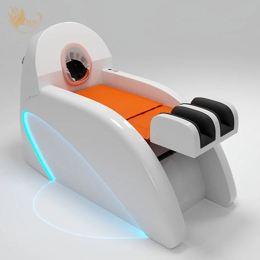 Automatic Shampooing Machine With Adjustable Cleaning Modes And Massage