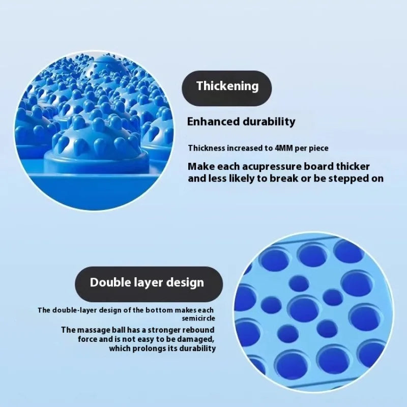 Acupressure Foot Massage Mat for Home Yoga Fitness