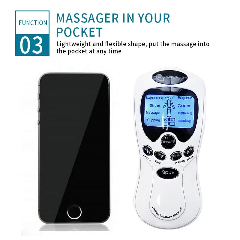 Tens Machine Physiotherapy Stimulator for Back Neck Shoulder Pain Relief