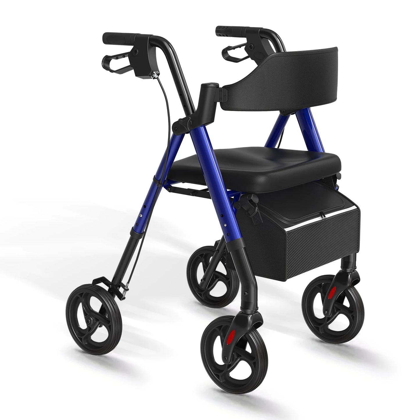 MAIDESITE Rollator Walker for Seniors With Seat and Wheels