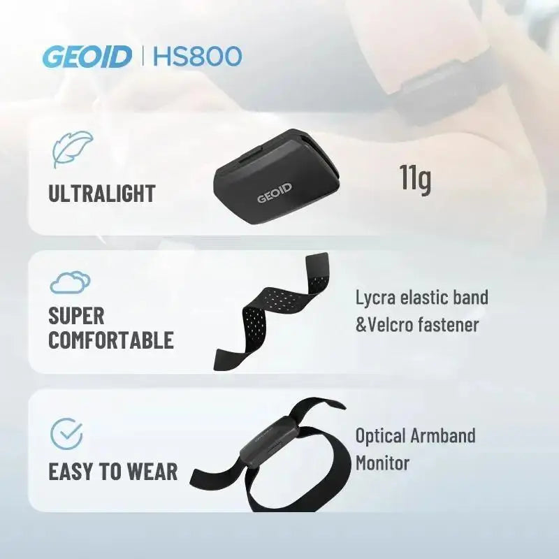 GEOID Arm Band Heart Rate Monitor HS800 Fitness Tracker