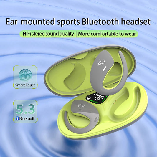 SHUKE Bone Conduction Bluetooth Earbuds With Microphone
