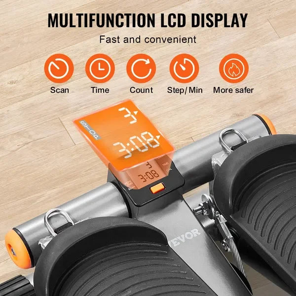 Noned Hydraulic Mini Stepper With ResiBand For Home Exercise