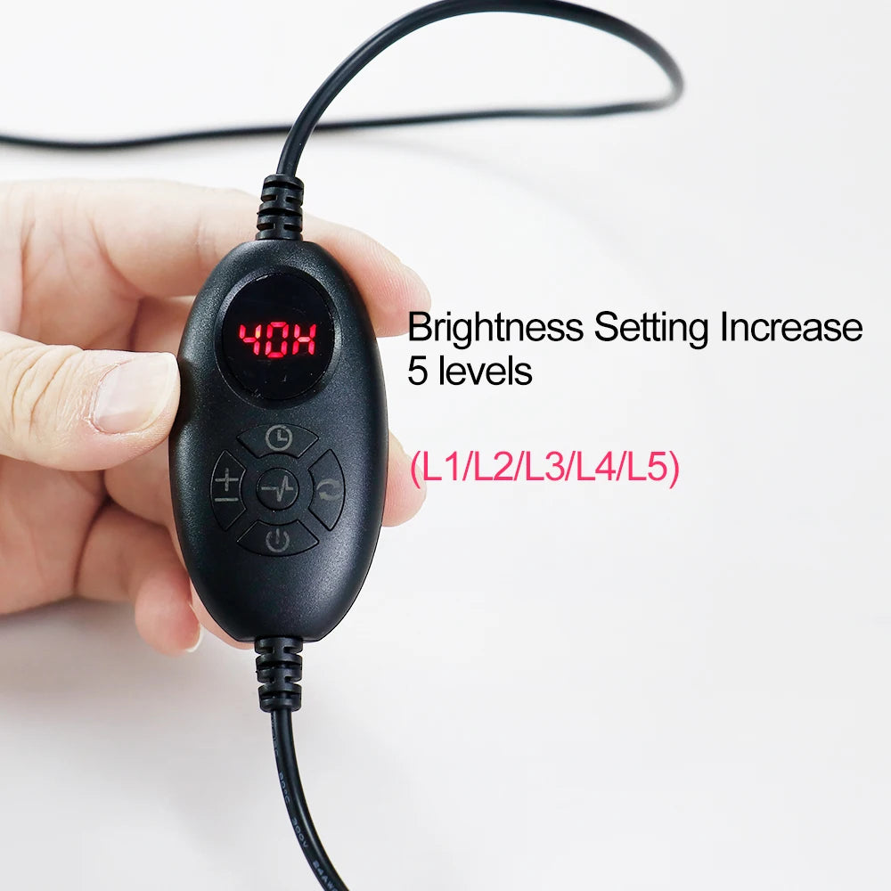 120 LEDs Red Light Belt Red＆Infrared 850nm 660nm Back Pain Relief Wrap Home Use Joint Muscle Relieve Beauty Health Tool