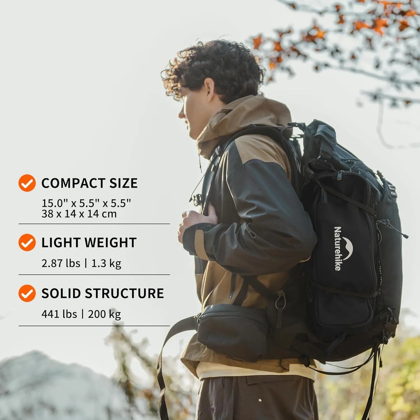 Naturehike Ultralight Folding Camping Chair Aluminum Alloy Load 200kg