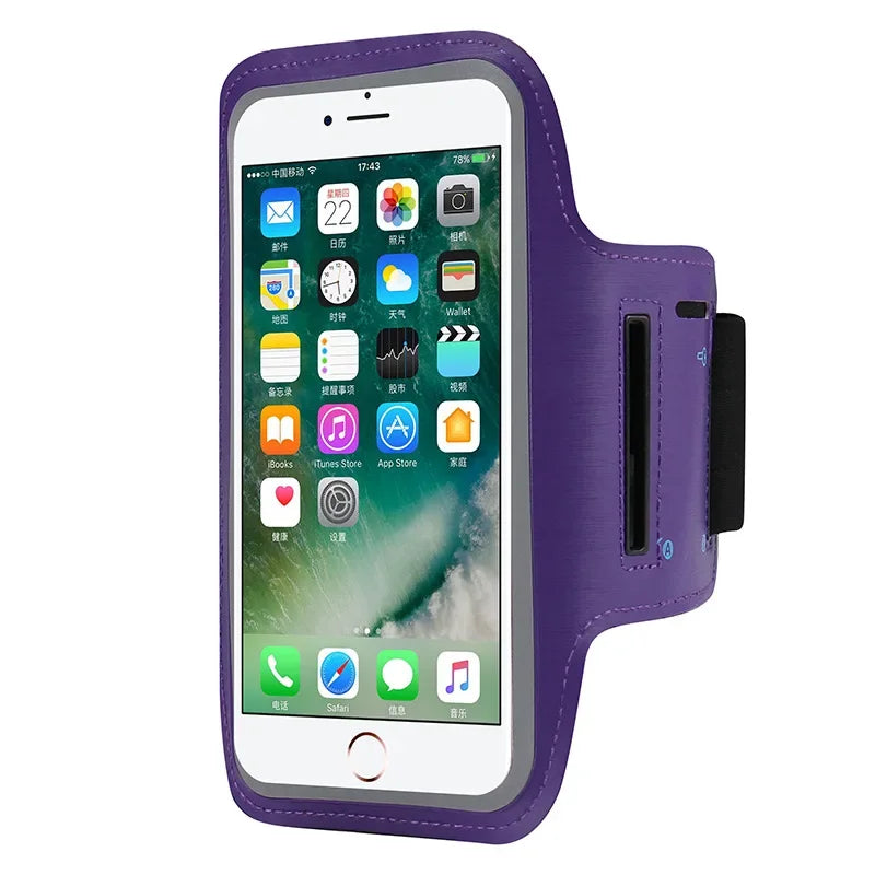 Universal Outdoor Armband Phone Case For iPhone Samsung Huawei