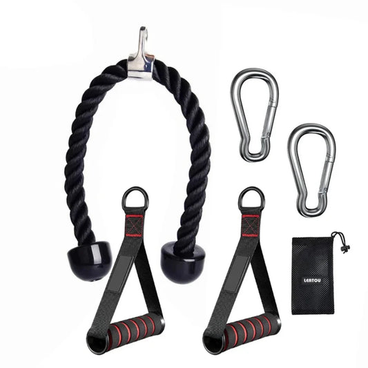 Triceps Rope Face Pull Handles For Back And Shoulders