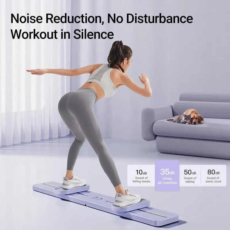 Cursor Fitness Foldable 3-in-1 Ski Trainer Postpartum Leg Hip Strengthener