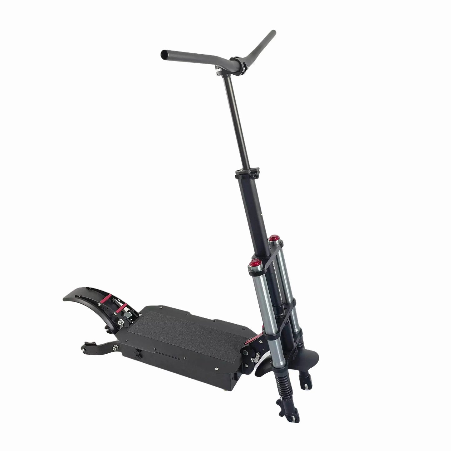 Front Hydraulic Fork Suspension Electric Scooter Chassis Empty Structure Rear Suspension Foldable Custom Escooter Frame Body Kit