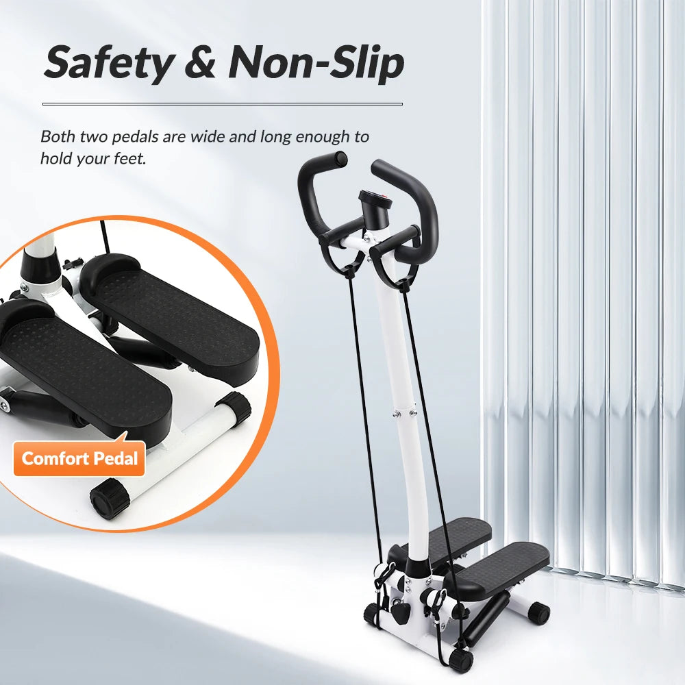 Non Exercise Stepper With LCD Monitor For Home Gym Cardio
