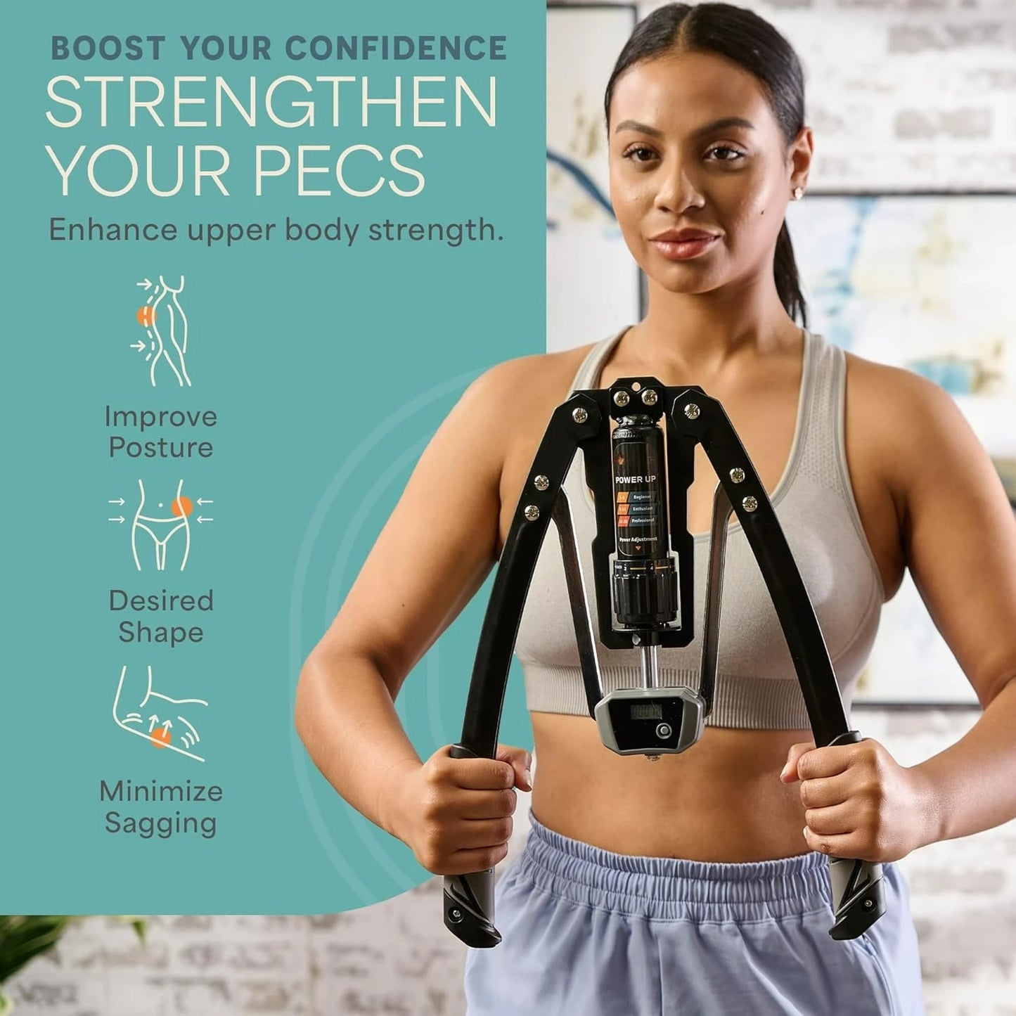 Hydraulic Power Chest Expander and Arm Twister Trainer