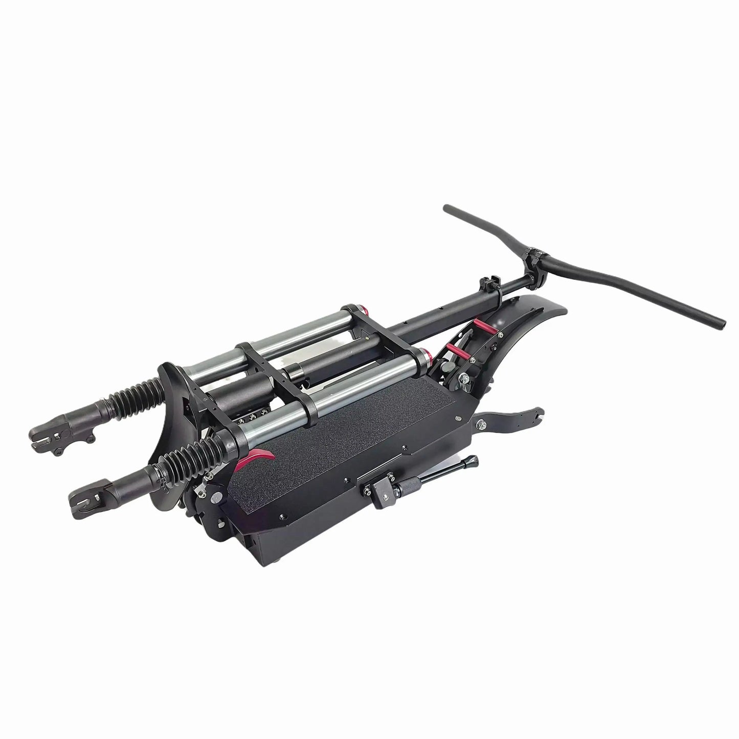Front Hydraulic Fork Suspension Electric Scooter Chassis Empty Structure Rear Suspension Foldable Custom Escooter Frame Body Kit