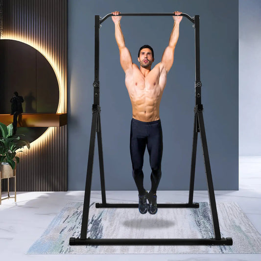 Triangular Pull Up Station Adjustable Height For Home Gym