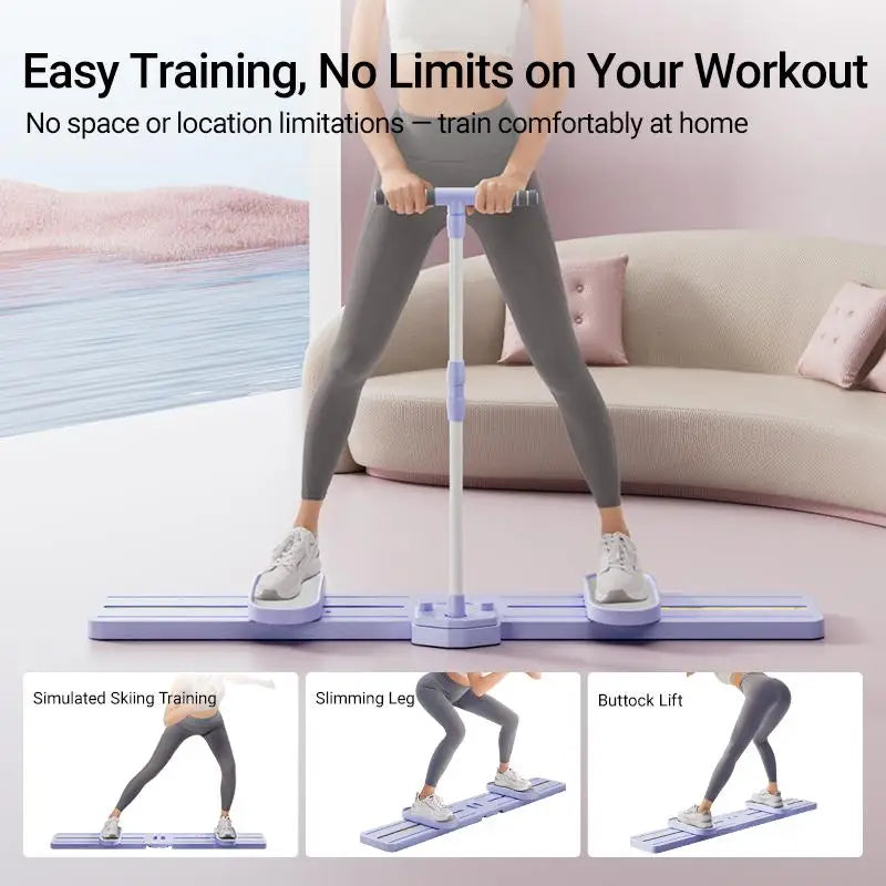 Cursor Fitness Foldable 3-in-1 Ski Trainer Postpartum Leg Hip Strengthener