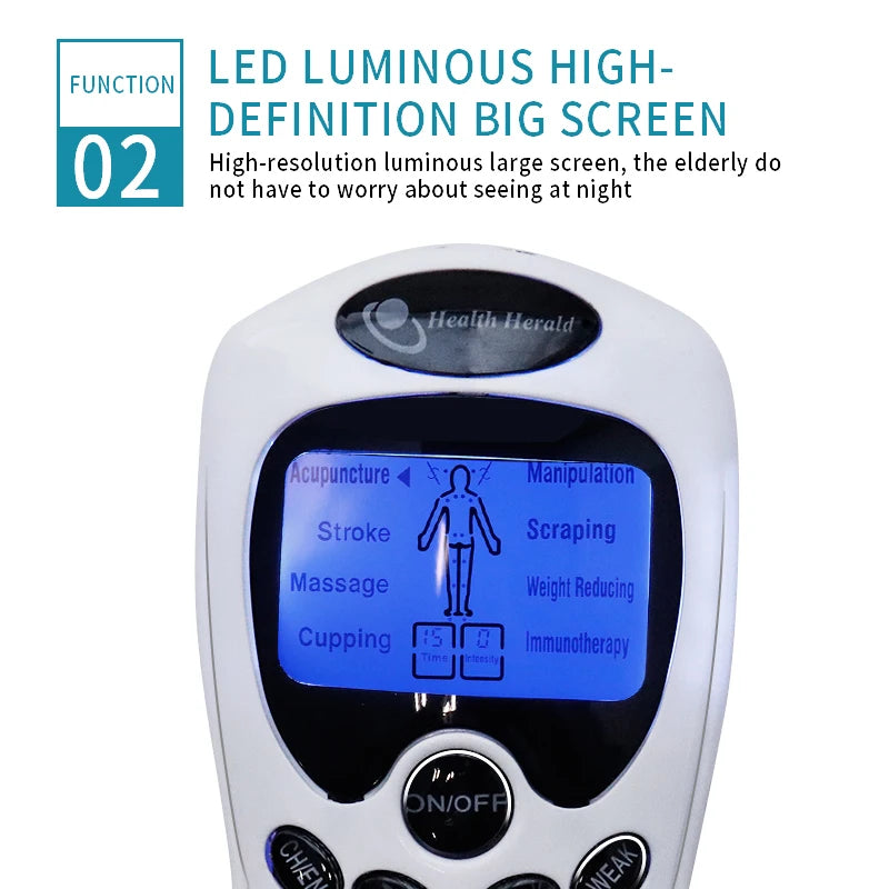 Tens Machine Physiotherapy Stimulator for Back Neck Shoulder Pain Relief