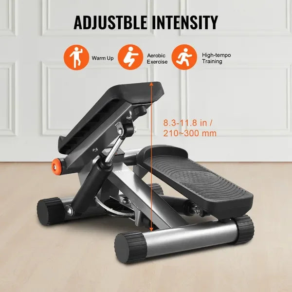 Noned Hydraulic Mini Stepper With ResiBand For Home Exercise