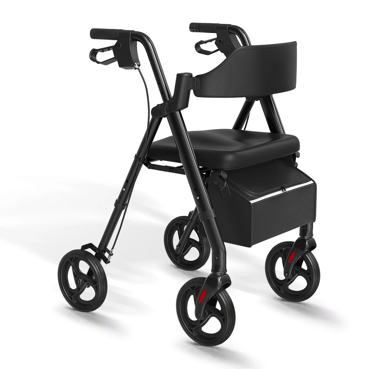 MAIDESITE Rollator Walker for Seniors With Seat and Wheels