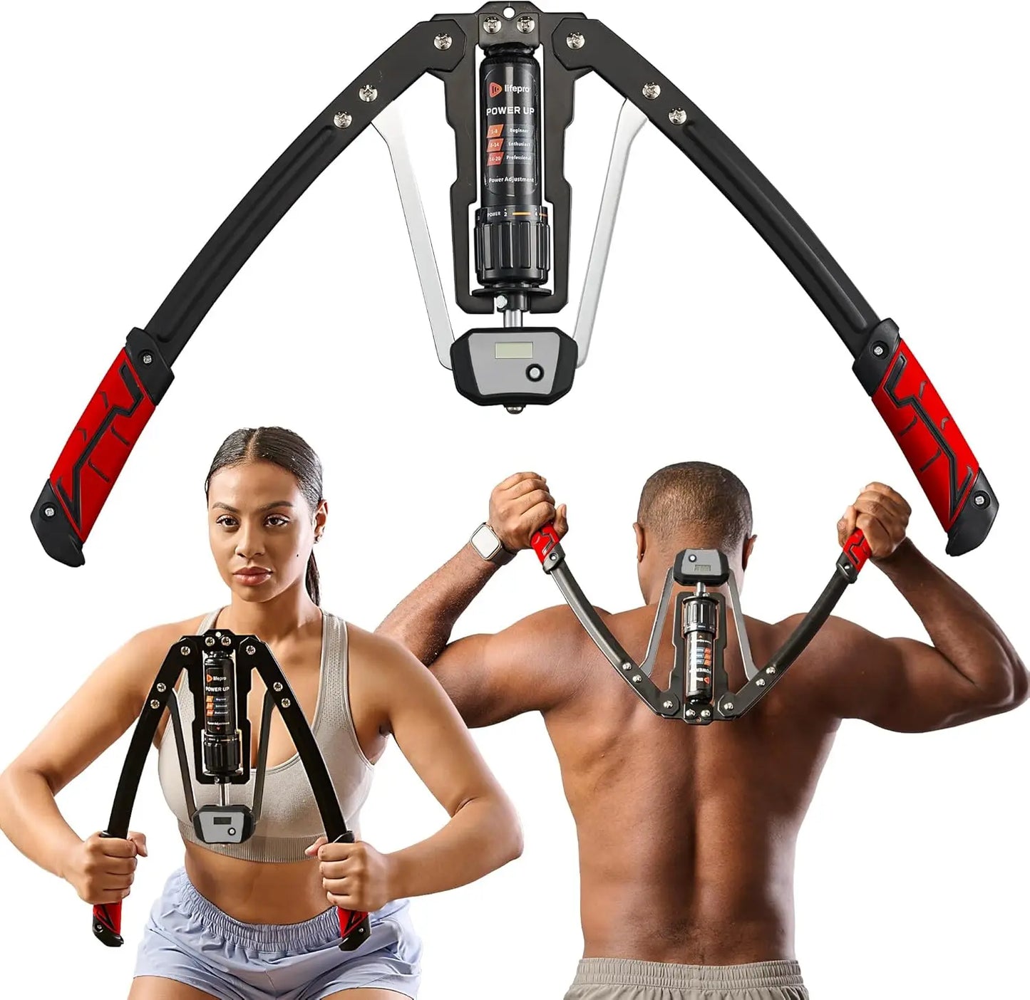 Hydraulic Power Chest Expander and Arm Twister Trainer