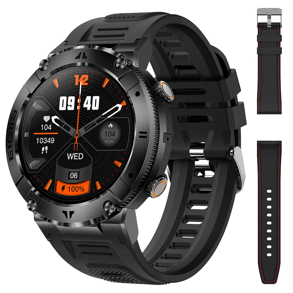 LaNikar Smart Watch Men TFT Display Bluetooth Call Blood Pressure