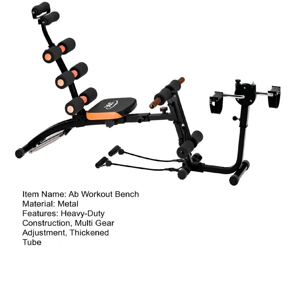 Ab Workout Bench for Home Gym Multi-Functional Adjustable Crunch Machine