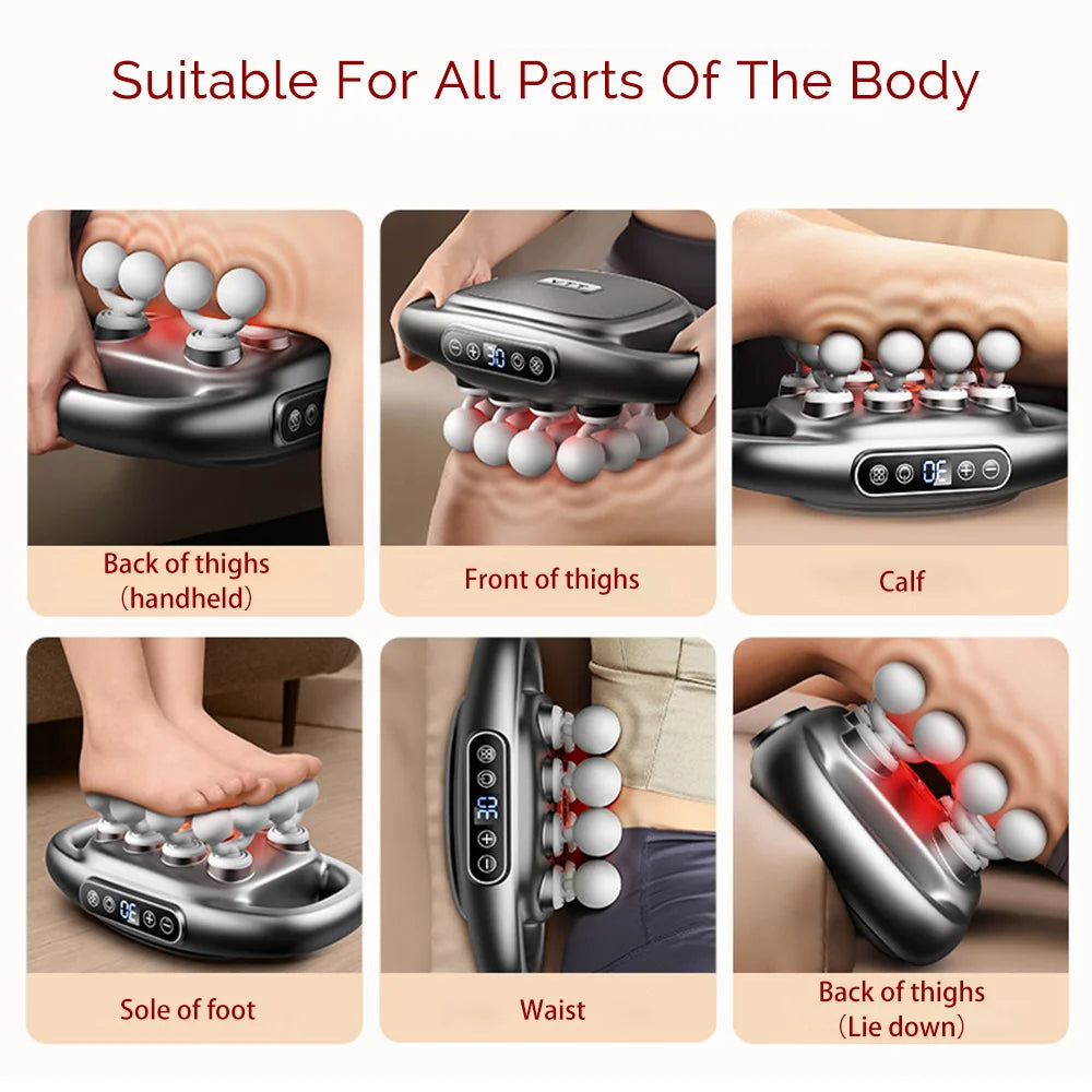 Foreverlily 16 Head Fascia Gun High Frequency Massage Device