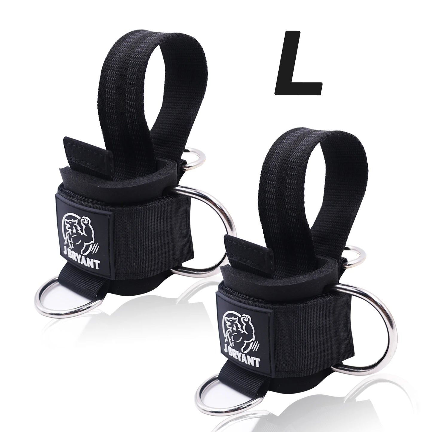 J Bryant Weight Lifting Straps With Wrist Cuffs D Ring