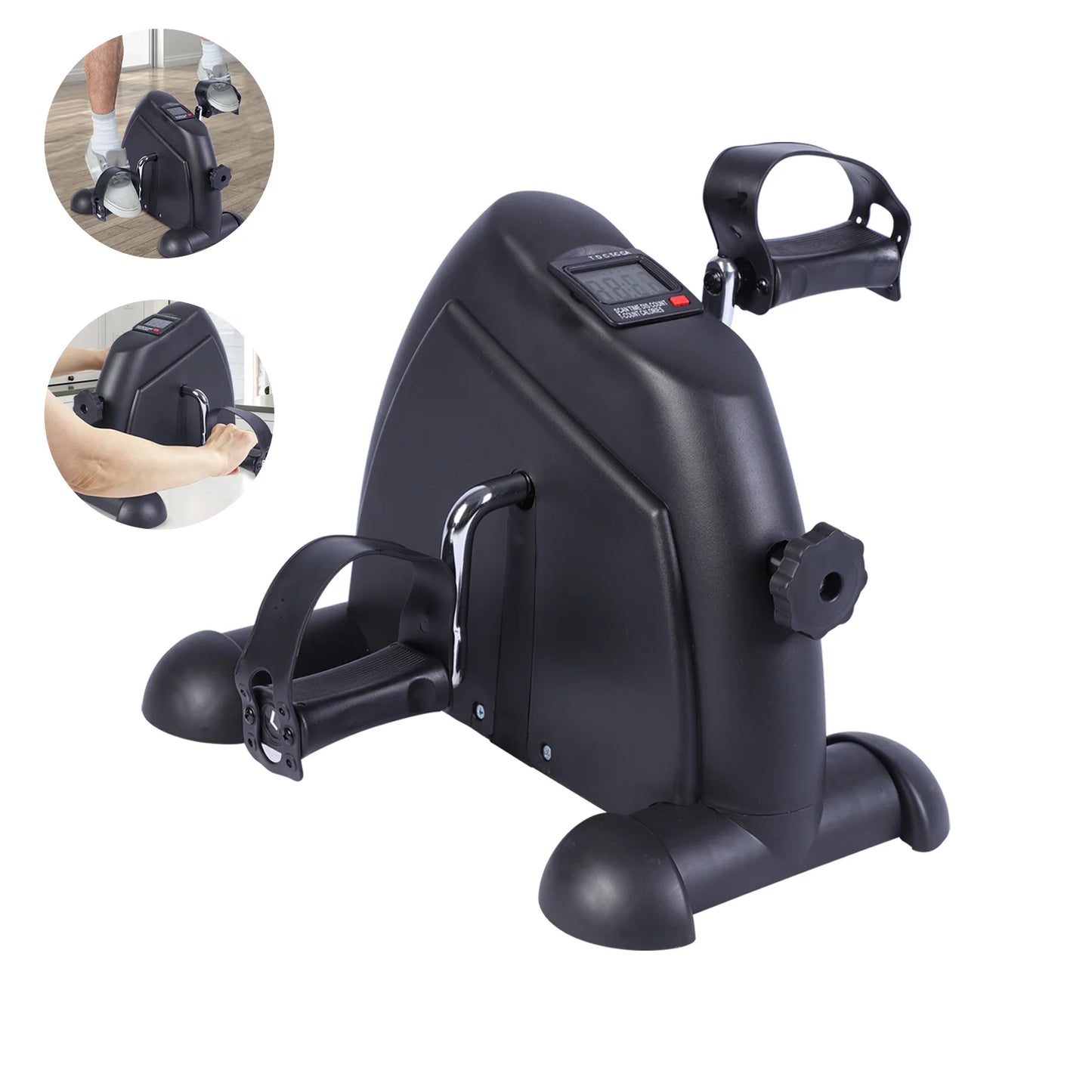 Under Desk Mini Pedal Exercise Bike With LCD Display