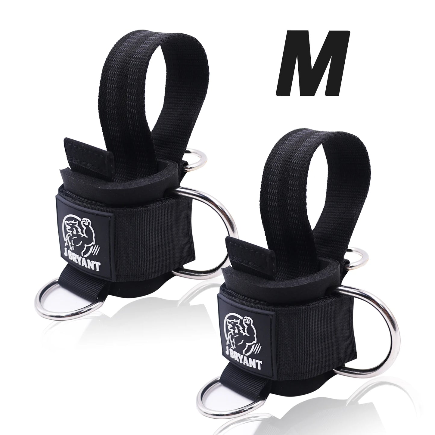 J Bryant Weight Lifting Straps With Wrist Cuffs D Ring