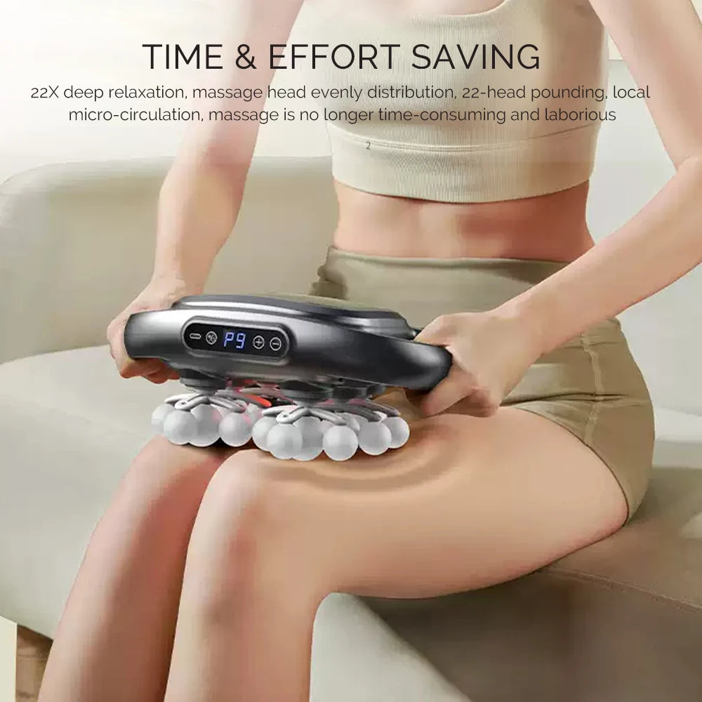 Foreverlily 22-Head Fascia Gun High-Frequency Massage Gun