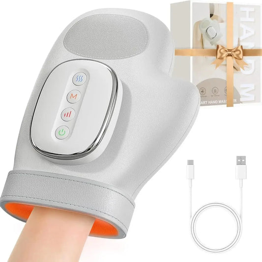 Hand Massager With Heat And Airbag Compression Kneading Massage